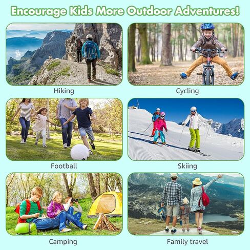 Walkie Talkies for Kids Rechargeable, 2 Pack Long Range Walkie-Talkie for Small 2 Way Radio Hands-Free Outdoor Camping, Hiking Talki with Wearable Lanyard Birthday Xmas Toys Gifts for Boys Girls Kids in Kuwait