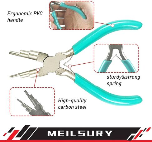 11-Piece jewelry pliers set,Jewelry-making plier tools with stainless steel jewelry tweezers for crafting,beading,and repairing in Saudi Arabia
