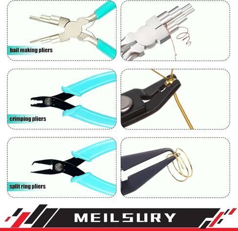 11-Piece jewelry pliers set,Jewelry-making plier tools with stainless steel jewelry tweezers for crafting,beading,and repairing in Saudi Arabia