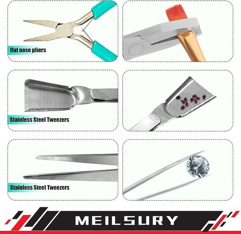11-Piece jewelry pliers set,Jewelry-making plier tools with stainless steel jewelry tweezers for crafting,beading,and repairing in Saudi Arabia