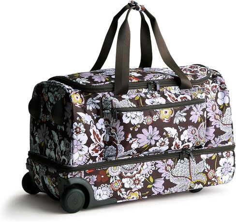 Vera Bradley Women's Ripstop Polyester Adair Rolling Duffel Suitcase in Saudi Arabia
