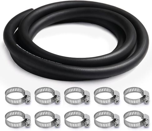 Straight 11FT Length Heater Hose Coolant Radiator with 10 Hose Clamps Reinforced Rubber 5/8 inches Inside Diameter Heater Hose 100PSI in Saudi Arabia