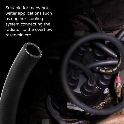 Straight 11FT Length Heater Hose Coolant Radiator with 10 Hose Clamps Reinforced Rubber 5/8 inches Inside Diameter Heater Hose 100PSI in Saudi Arabia
