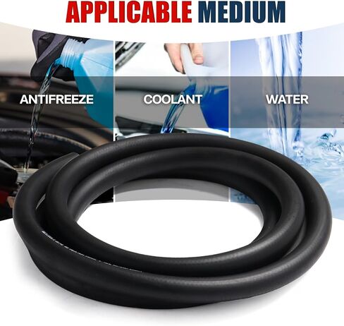 Straight 11FT Length Heater Hose Coolant Radiator with 10 Hose Clamps Reinforced Rubber 5/8 inches Inside Diameter Heater Hose 100PSI in Saudi Arabia