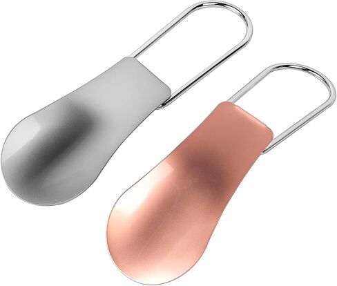Folding Mini Metal Shoe Pulls 5.7 Inch - Travel Friendly for Men, Women and Children - Pack of 2 in Saudi Arabia