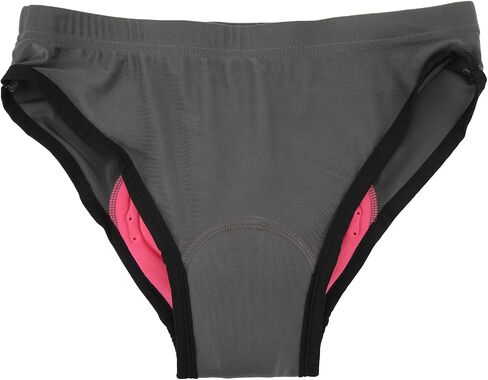HEEPDD Women Cycling Underwear, Shock Absorption Dark Grey 3D Padded Bike Shorts Underwear for Mountain Biking in Saudi Arabia
