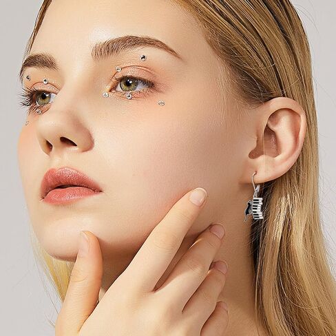 Cup Animal Earrings 925 Sterling Silver Cup Dangle Drop Earrings Animal jewelry Gifts for Women in Kuwait