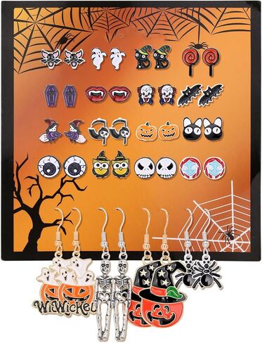 20 Pairs Hypoallergenic Stud Earrings Set for Girls Jewelry Gifts for Girls Kids Women in Saudi Arabia