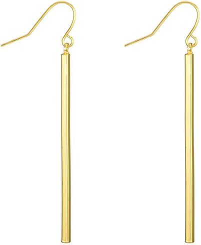 Vertical Bar Dangle Earrings for Women Girls Minimalist Gomggsale Women's Drop Dangle Earrings Simple Geometric Jewelry in Saudi Arabia