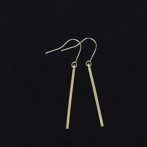 Vertical Bar Dangle Earrings for Women Girls Minimalist Gomggsale Women's Drop Dangle Earrings Simple Geometric Jewelry in Saudi Arabia