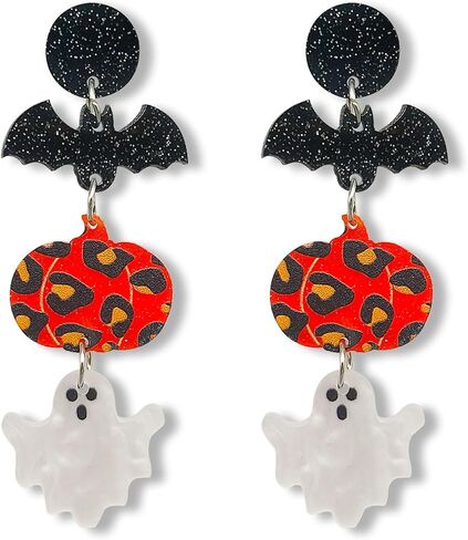 Halloween Earrings for Women Halloween CZ Spider Earrings Halloween Dangle Earrings Halloween Jewelry Gifts for Women in Kuwait