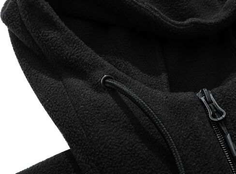 MOERDENG Women's Lightweight Full Zip Soft Polar Fleece Jacket Outdoor Recreation Coat Hooded Hiking Jacket in Kuwait