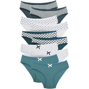 Cotton Girls' Panties Comfortable Teen Girl Knickers Pack of 10