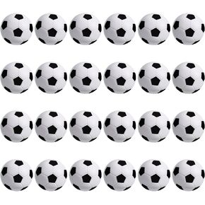WELLVO 24Pcs Mini Foam Soccer Stress Balls Soccer Party Favors for Kids Sports Party Favors Goodie Bag Stuffers Soccer Gifts (1.6 inch )