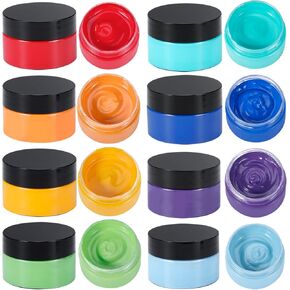 Chalk Paste Paint Set Fabric Silk Screen Printing Stencils Paste Ink Paint for Wood, T-Shirt,Fabric, Cup, Chalkboard DIY Home Decor for Yellow