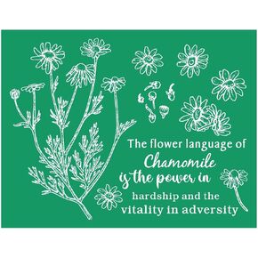 Mushrooms Self-Adhesive Silk Screen Printing Stencils,Wild Flowers Pattern Reusable Screen Stencil for Crafts Mushrooms Screen Printing Mesh Stencils Painting on Wood T-Shirt,Cup,Pillow Fabric