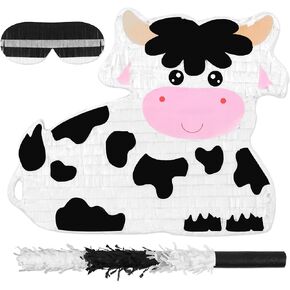 Dinosaur Pinata Bundle with a Blindfold and Bat (17x13x4 Inches), Perfect for Birthday Parties, Animal Theme Parties, Decorations