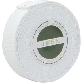 JFFX Elastic Band for Sewing, High Elasticity White Flat Knit Elastic Spool for Wigs Pants Waistband Crafts DIY (0.6 Inch x 6 Yards)