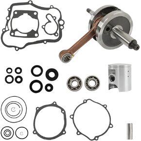 Complete Engine Reconstruction Kit Crankshaft Gasket Piston Replacement for Yamaha YZ85 2002-2018