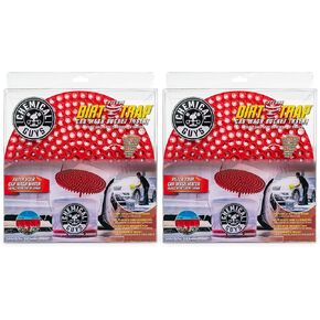 Chemical Guys Cyclone Dirt Trap Car Wash Bucket Insert Red Color (2 Pack)