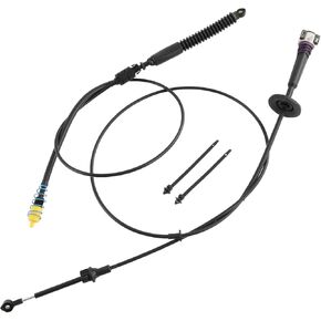 Automatic Transmission Range Select Lever Kit with Both Cables Compatible with Chevrolet Silverado 2500 3500 Base 2WD GMC Sierra 2500 3500 Base 2WD Replaces# 12477639