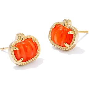 Kendra Scott Pumpkin Stud Earrings, Fashion Jewelry for Women