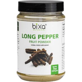 bixa BOTANICAL Piper Longum Powder 1 Pound (16 Oz) (Pippali Fruit) | an Ideal Alterative & Respiratory Tonic, Ayurvedic Herbal Supplement for Carminative, Anti-Helminthic & Prevents bloatingness