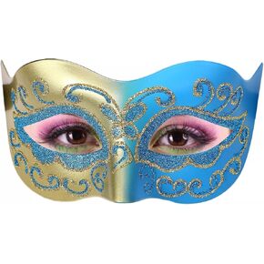 Masquerade Mask for Women Men Couple Venetian Mask Vintage Retro Mask for Halloween Costume Party Mardi Gras