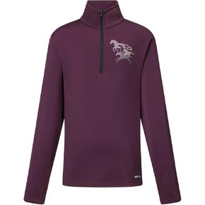 Kerrits Kids in Stride Quarter Zip Fleece Tech Top - Solid