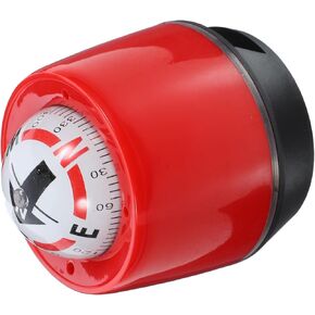 Car Compass Dashcams for Cars Decor Auto Compass Marine Compass Boat Compass for Marine Dash Mount Compass for Dashboard Compass for Dash Mount Guide Ball Abs Automatic Red