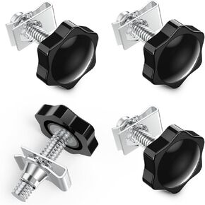 Amazicha Saddlebag Locks Theft Deterrent Saddle bag Mounting Screw Bolt Black Compatible for Harley Davidson Touring Street Glide Road Glide Road King Electra Glide 1988-2024