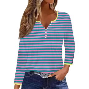 Disamer Womens T Shirts 2024 Fashion Tops Long Sleeve Pleated Dressy Casual Button Down Blouses Fall Clothes