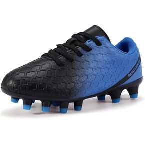 PANDANINJIA Girls Soccer Cleats Athletic Outdoor Boys Kids Football Cleats Little Big Kid Soccer Shoes