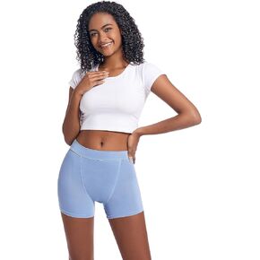 Goat Union 2" Period Underwear Boxer Briefs Boy-shorts, Organic Cotton Lining, Hi-Waisted & Heavy Flow, FSA HSA Approved