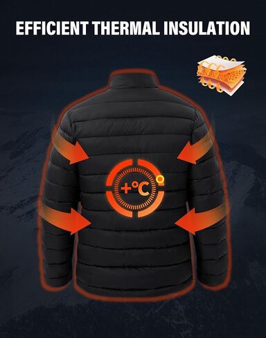 Pioneer Camp Mens Lightweight Packable Puffer Jacket Winter Insulated Puffy Coat Water Repellent Warm Quilted Jackets Travel in Saudi Arabia