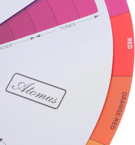 2pcs Color Mixing Guides Wheel,Paint Mixing Learning Guide Art Class Teaching Tool Color Wheels Color Guide Chart for Art Class Teaching Tool in Saudi Arabia