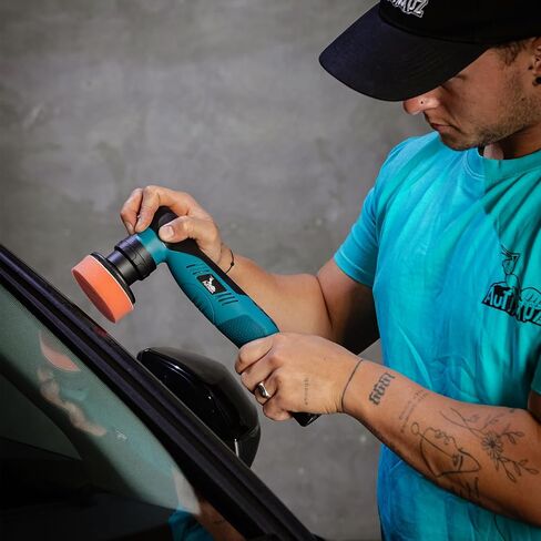 Cordless Mini Car Polisher, RO/DA Mini Polisher for Car Detailing, Waxing, Polishing, Scratch Removing, 6 Variable Speed Car Polishing Kit, 2 Pcs 12V 2000mAh Li-ion Batteries, Kit 1 in Saudi Arabia