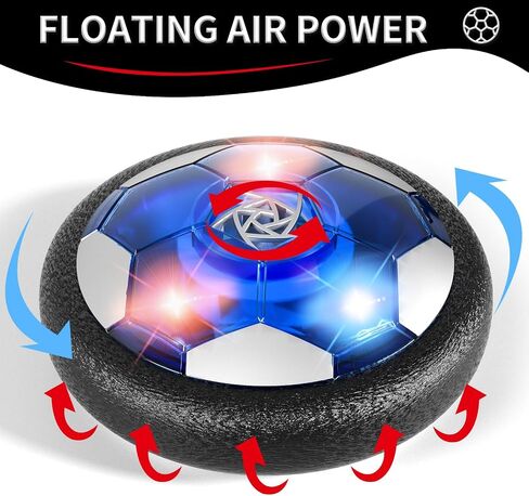 2 Goals & 2 Ball Hover Soccer Ball Toys for Kids Boys, Indoor Outdoor Outside Soccer Ball Game Toys for Kids Boys Ages 3-5 4-8, Toys Birthday Gifts for 3 4 5 Year Old Boys, Ideas Outdoor Toys in Kuwait