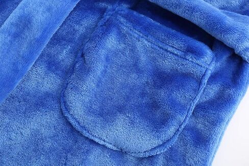 Boys' Hooded Bathrobe Kids Plush Fuzzy Fleece Robe Teen boy Soft Spa Robe Girls Sleepwear pajamas Toddler Nightgown in Saudi Arabia