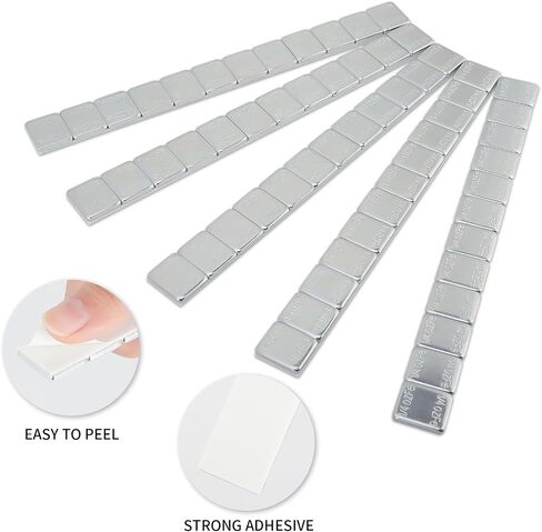 Aain 1/4oz, 0.25oz, Black, Adhesive Stick on Wheel Weights, EasyPeel Type for Cars, Trucks, SUVs, Motorcycles, Low Profile, 72oz/Box, U.S Quality, (288pcs) in Saudi Arabia
