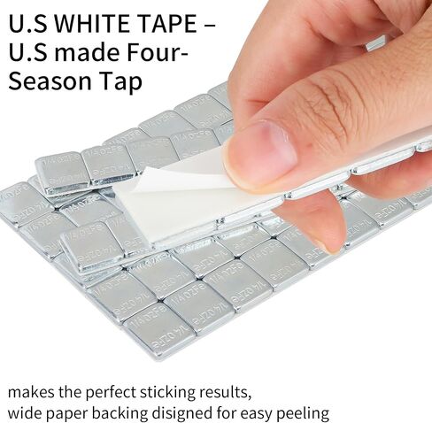 Aain 1/4oz, 0.25oz, Black, Adhesive Stick on Wheel Weights, EasyPeel Type for Cars, Trucks, SUVs, Motorcycles, Low Profile, 72oz/Box, U.S Quality, (288pcs) in Saudi Arabia