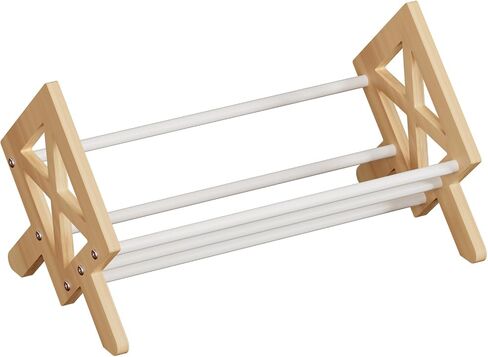 Desktop Bookshelf Organizer, Wood Office Tabletop Book Storage Rack, Tilting Bookcase for Books/CDs/Magazine Display (White) in Saudi Arabia