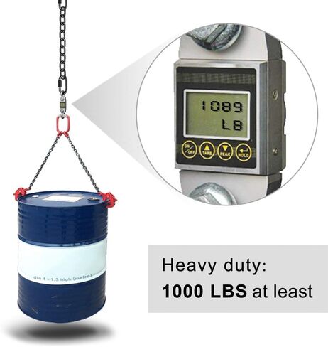 BeneLabel 2Pcs Black Heavy Duty Hanging Chains with 4 Carabiners, Hanging Kits Hammock Chair Hardware for Indoor Outdoor Playground Hanging Chair Hammock Punching Bags, 1000 LB Capacity in Kuwait