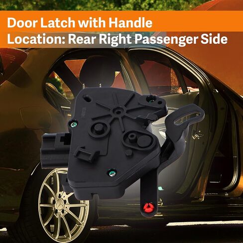 Right Side Sliding Door Lock Actuator Compatible with Chrysler Grand Voyager Town & Country Dodge Grand Caravan Van 1000 - Replaces# 5020678AA in Saudi Arabia