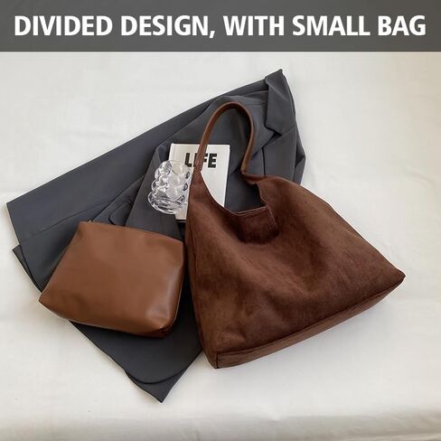 Suede Bags for Women 2024 New Suede Tote Bag for Women Suede Bag for Women Suede Purse Bag in Saudi Arabia