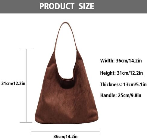 Suede Bags for Women 2024 New Suede Tote Bag for Women Suede Bag for Women Suede Purse Bag in Saudi Arabia