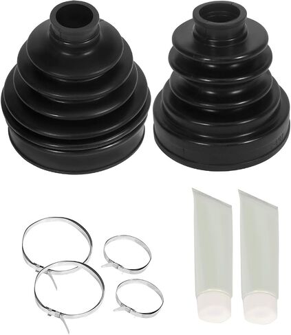 SCITOO CV Axle Boot Kit ATV يناسب 2001-2010 لسيارة شيفروليه سيلفرادو 2500 6.0L 8.1L 6.6L زوج داخلي خارجي in Saudi Arabia