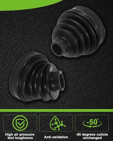 SCITOO CV Axle Boot Kit ATV يناسب 2001-2010 لسيارة شيفروليه سيلفرادو 2500 6.0L 8.1L 6.6L زوج داخلي خارجي in Saudi Arabia