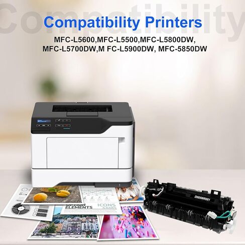 استبدال وحدة الصهر D005WR001 لوحدة الصهر Brother D005WR001 لطابعات MFC-L5600، MFC-L5500، MFC-L5800DW، MFC-L5700DW، M FC-L5900DW، MFC-5850DW in Kuwait