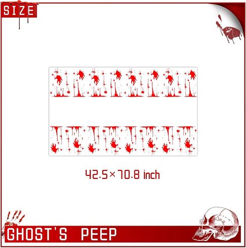 81Pcs Halloween Tableware and Decorations, 20 Guest - Halloween Plates, Party Cups, Napkins, Tablecloths, Plate, Knives, Forks, Halloween Party Supplies(Red) in Saudi Arabia